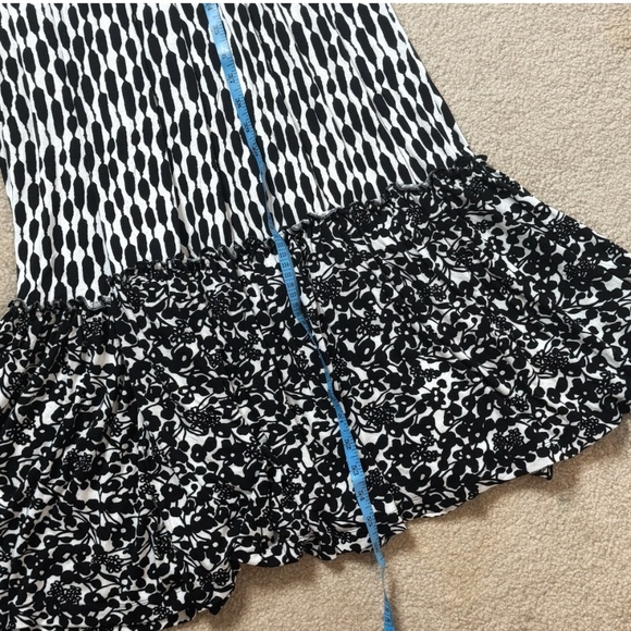 NWT Anthropologie Dress Plenty By Tracy Reece Maxi Black Print Marcia Stretch - Picture 11 of 16